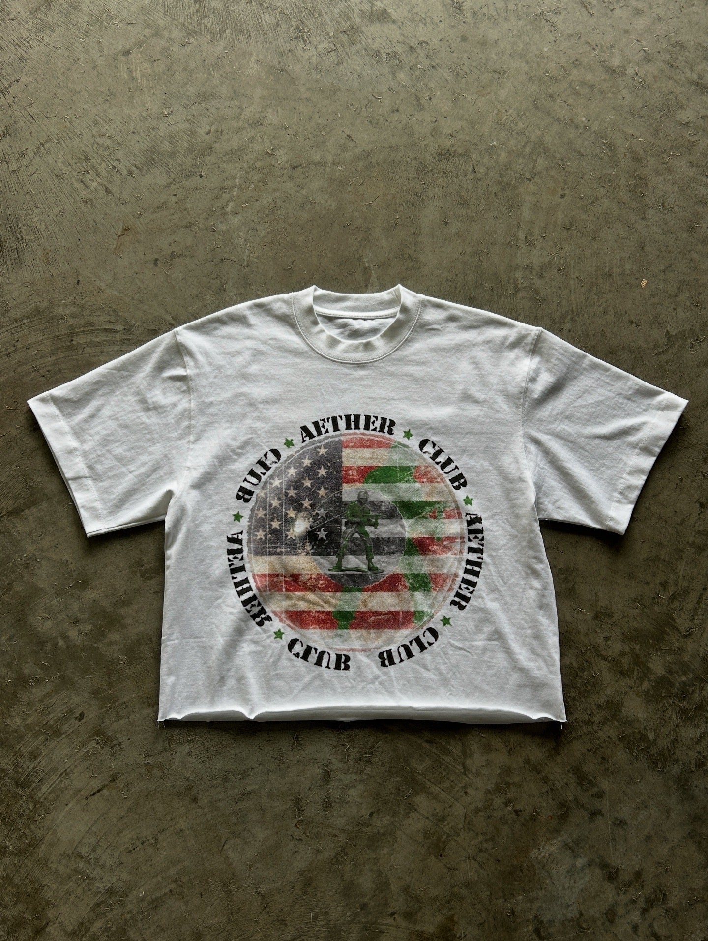 militant tee 'white'