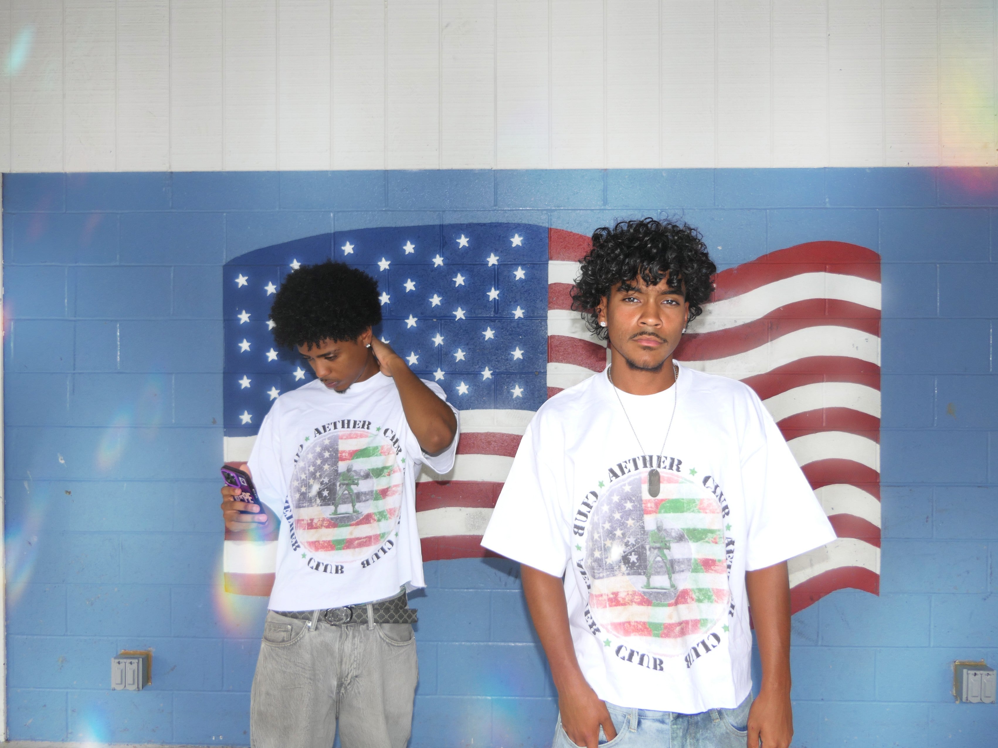 militant tee 'white'