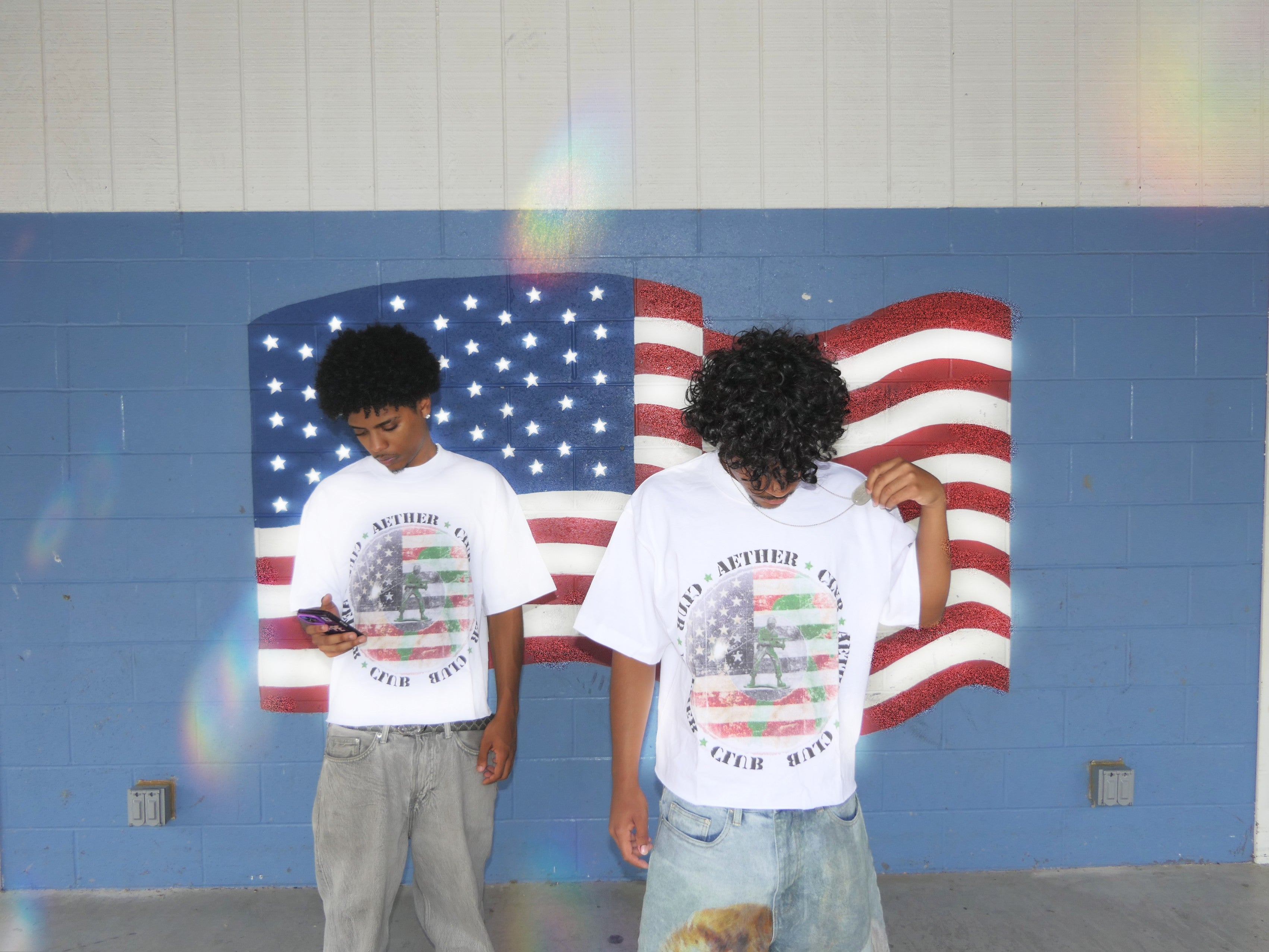 militant tee 'white'